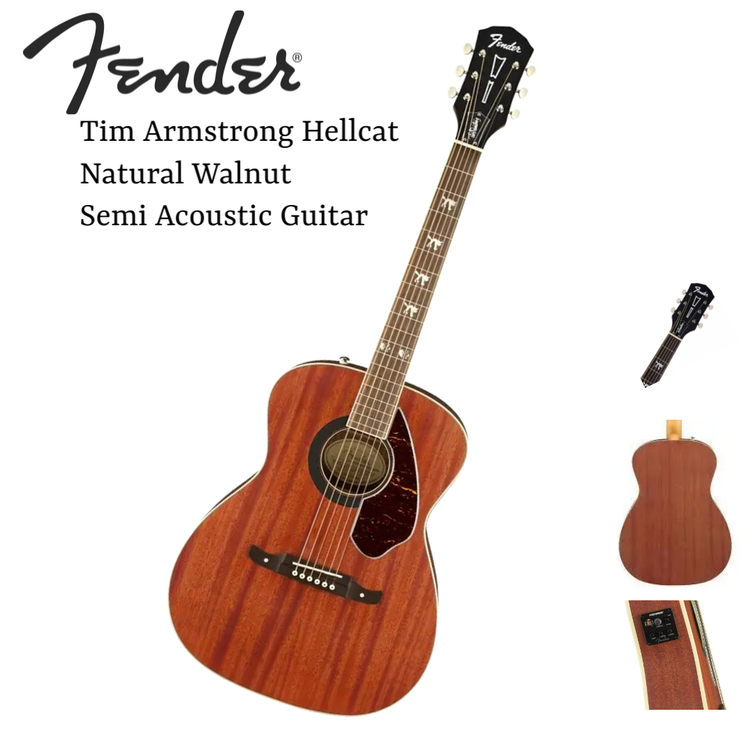 Fender Tim Armstrong Hellcat Acoustic-Electric Guitar(Semi Acoustic)